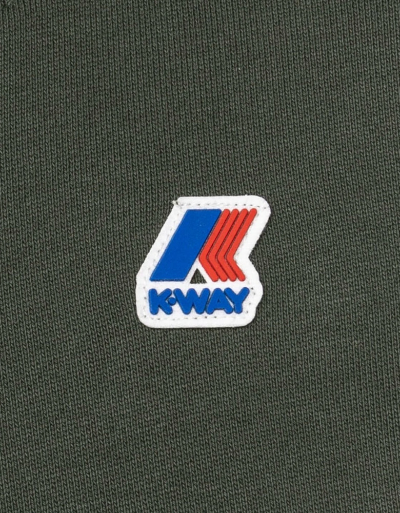 K-Way Kids Baptiste Logo Sweat Khaki