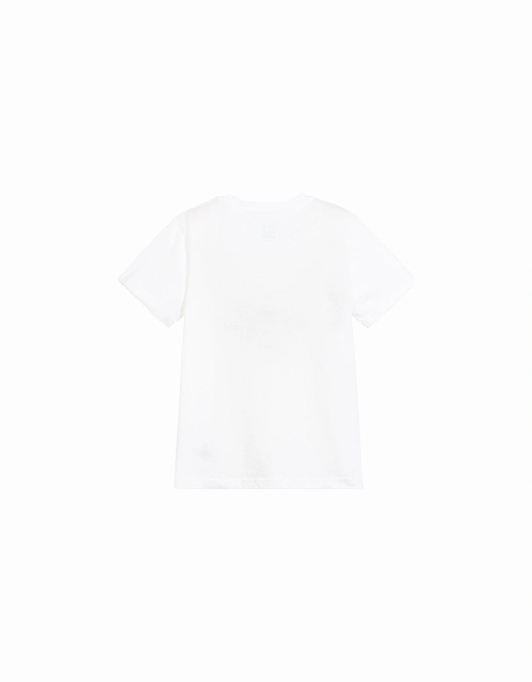 Boy's Logo Patch T-shirt White