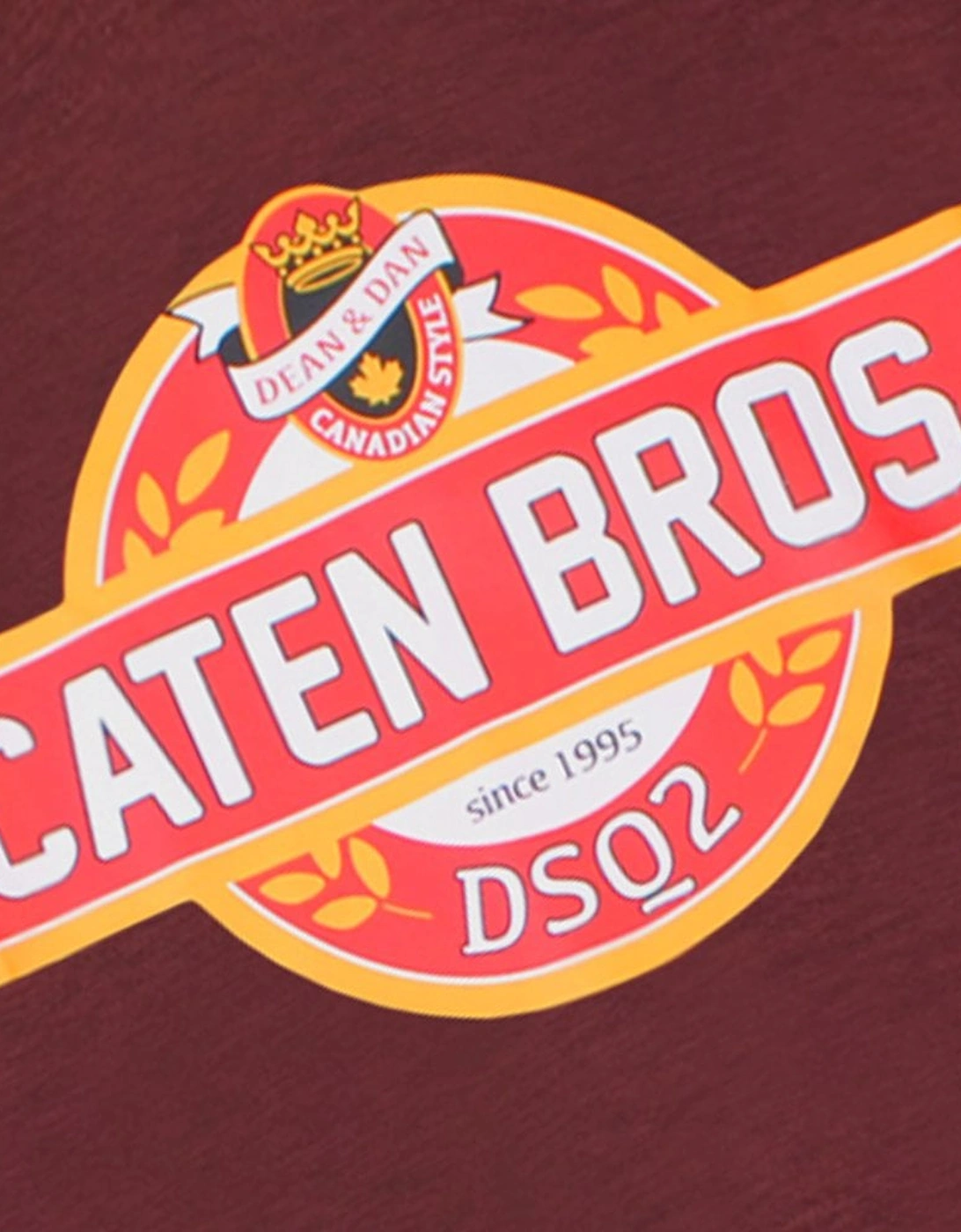 Men's Caten Bros Logo T-Shirt Burgundy