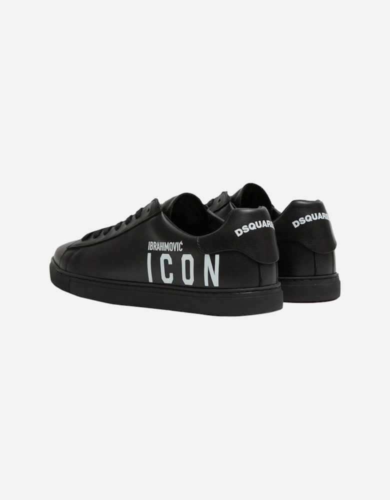 Men's Ibrahimovic ICON Leather Trainers Black