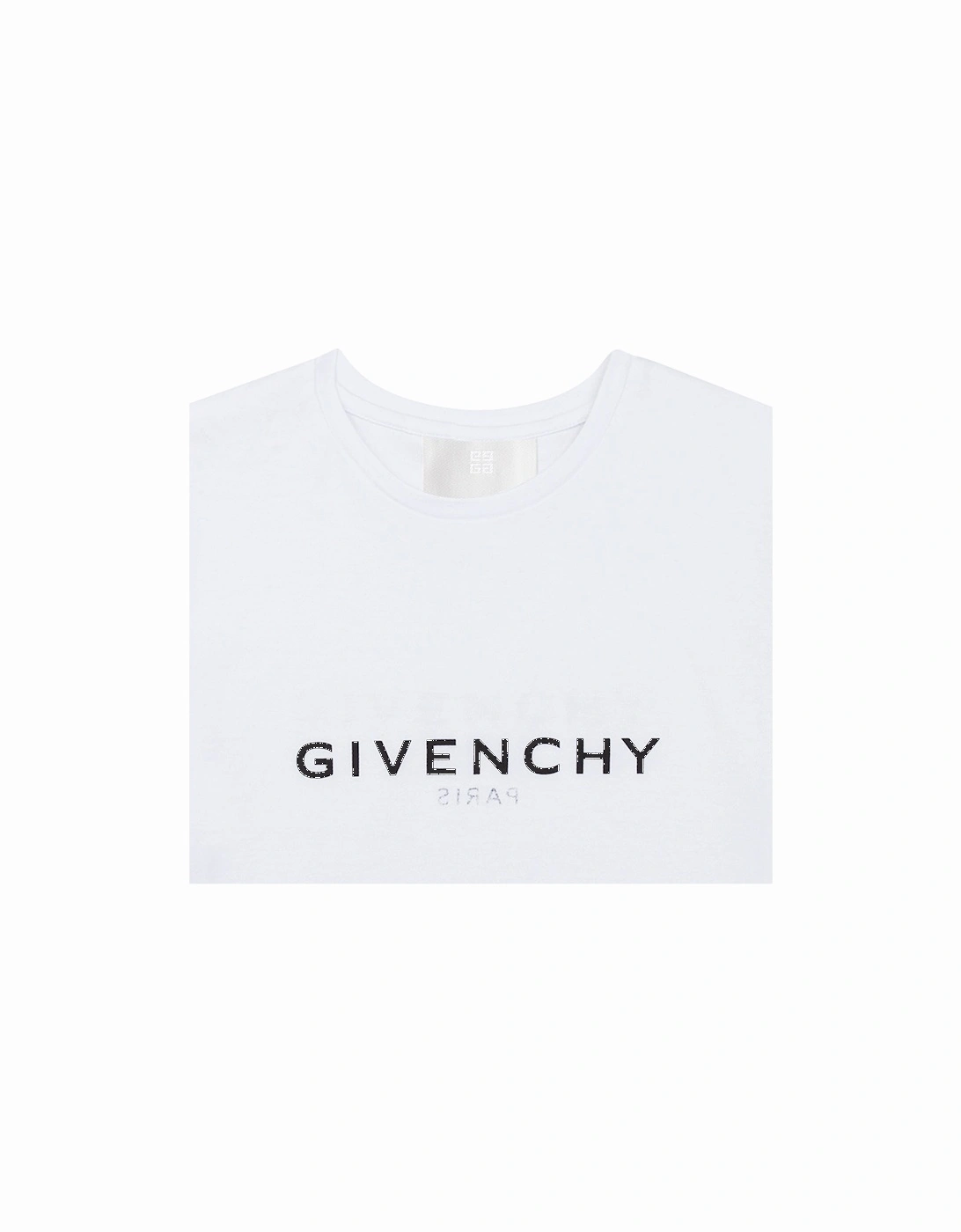 Girls Reverse Logo T-shirt White