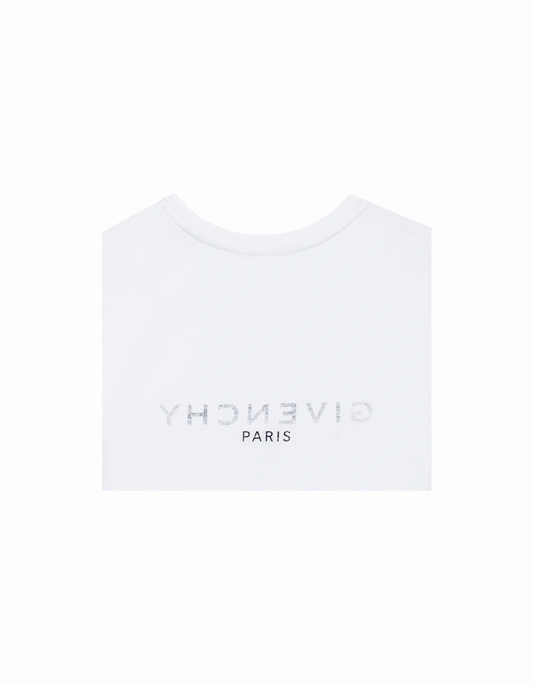 Girls Reverse Logo T-shirt White