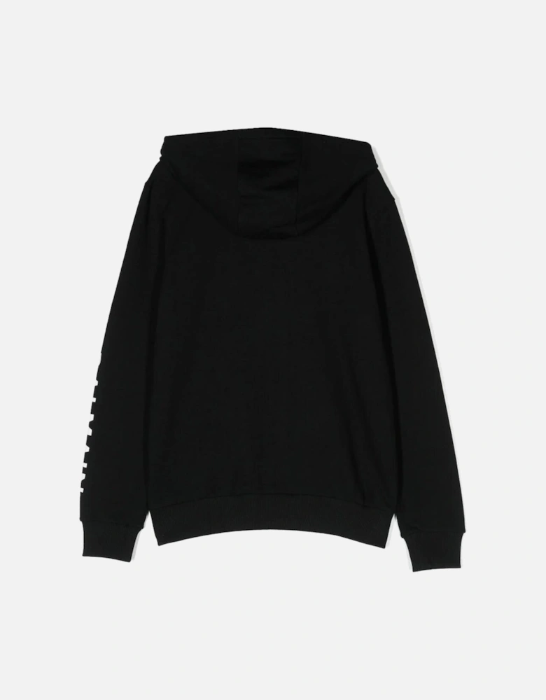 Boys Sleeve Logo Hoodie Black