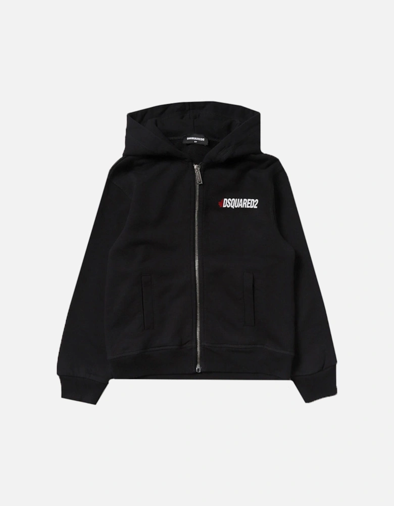 Boys Logo Hoodie Black