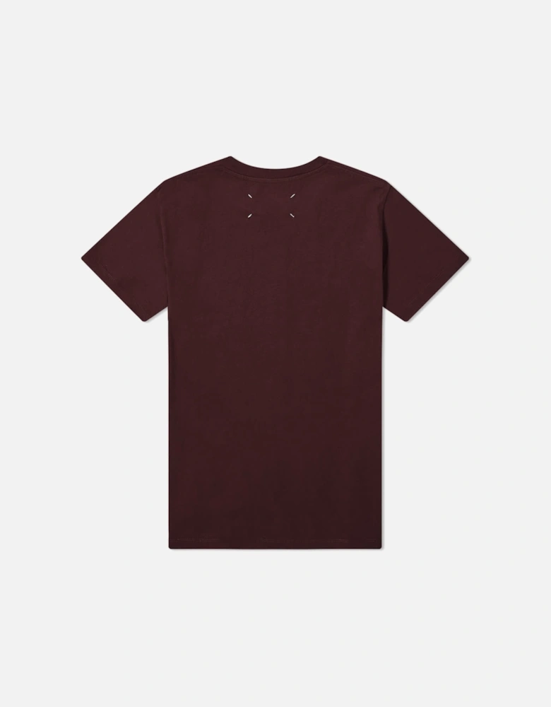 Men's Cotton T-Shirt Burgundy