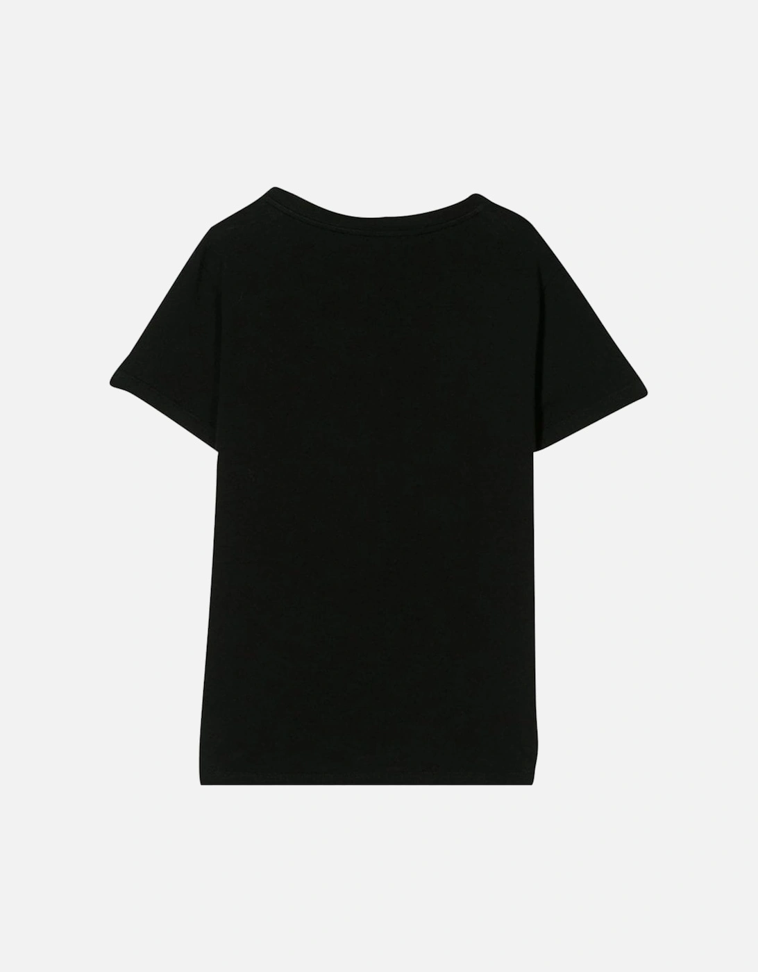 Boys Eagle Print Logo T-Shirt Black