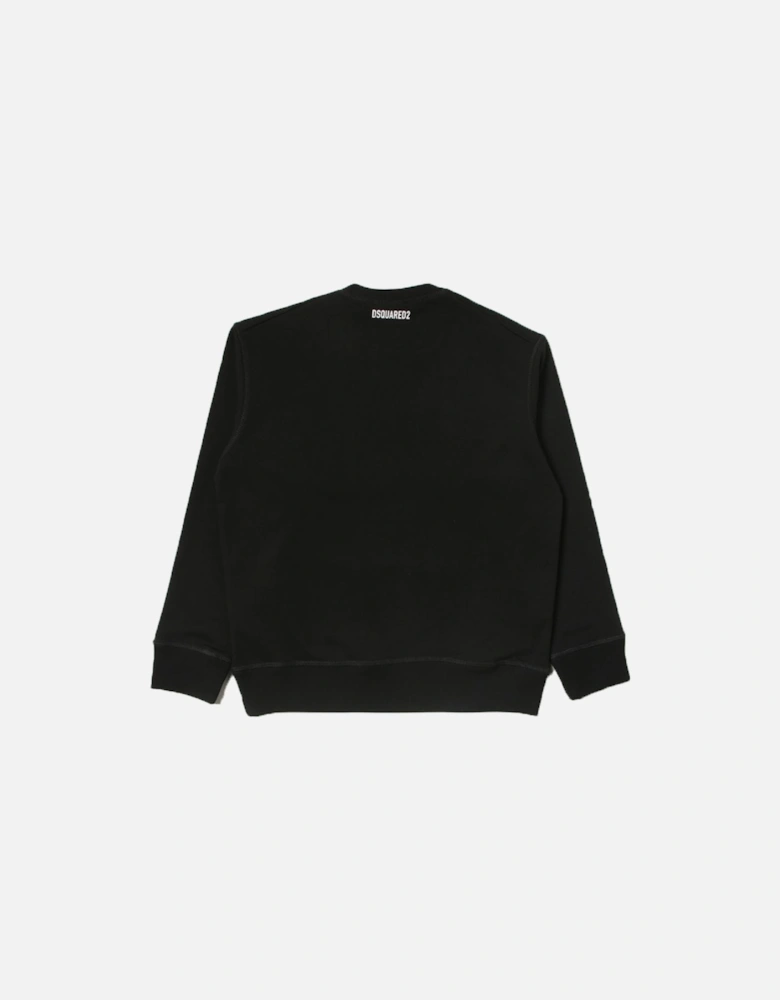 Boys Logo Sweater Black