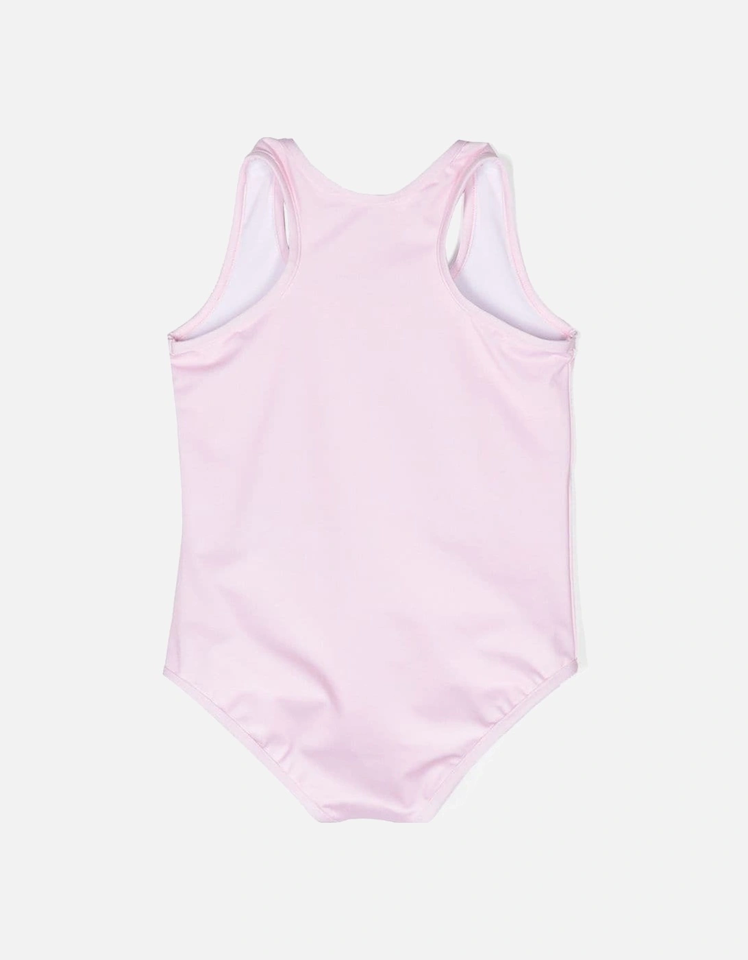 Girls Teddy Bear Print Swimsuit Pink