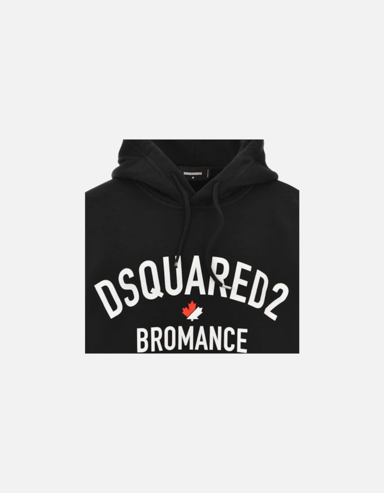 Mens Bromance Oversized Hoodie Black