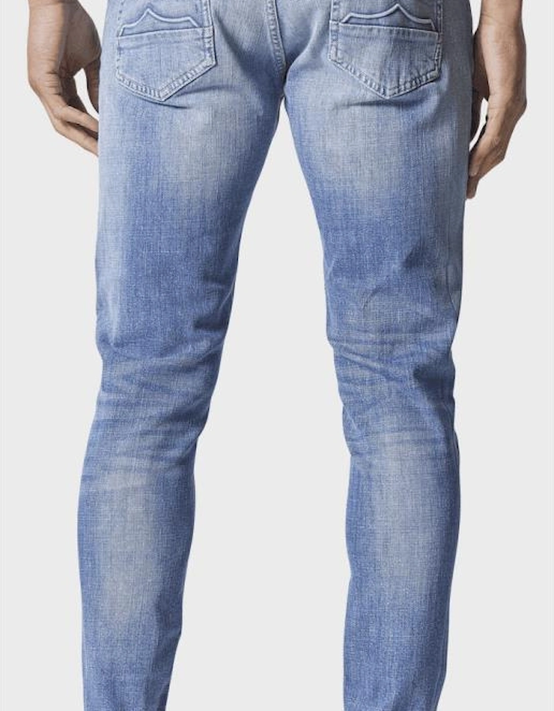 LAK 918 Slim Fit Mid Blue Jeans