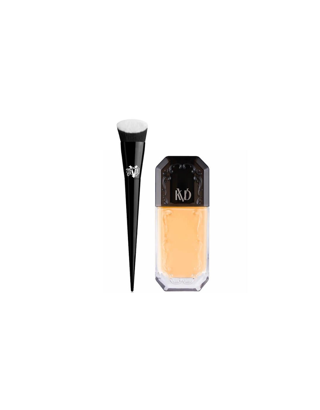 Lock it Edge Foundation Brush and Beauty Good Apple Full-Coverage Serum Foundation - Medium 042 Bundle, 2 of 1