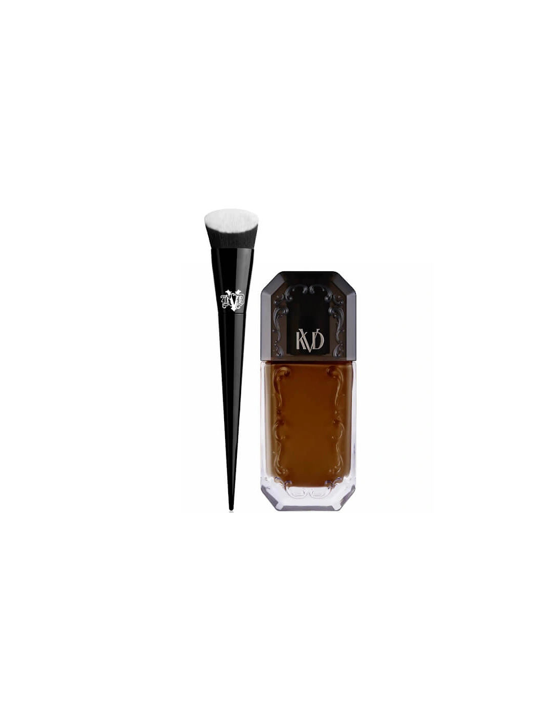 Lock it Edge Foundation Brush and Beauty Good Apple Full-Coverage Serum Foundation - Deep 098 Bundle, 2 of 1