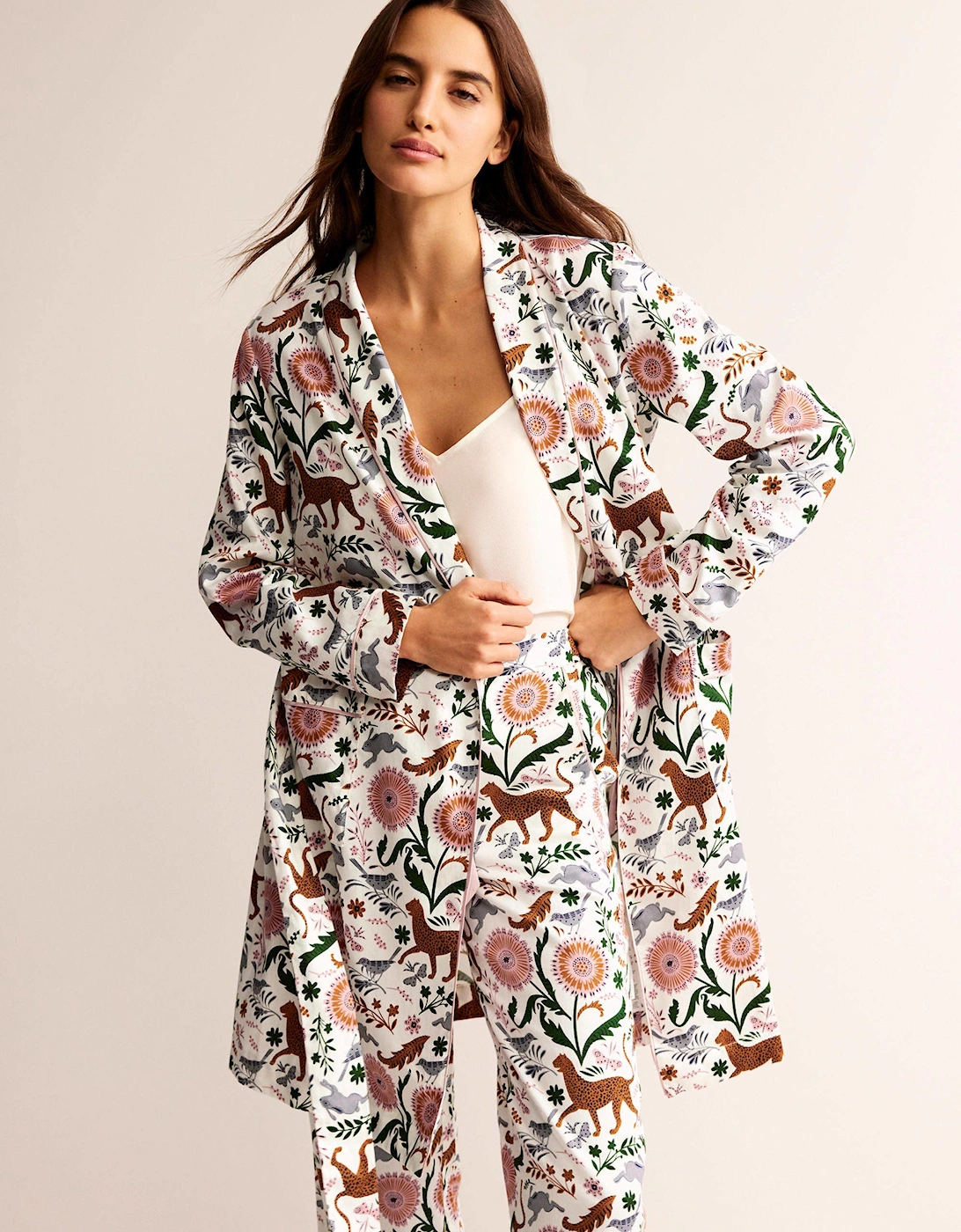Cotton-Sateen Dressing Gown, 7 of 6
