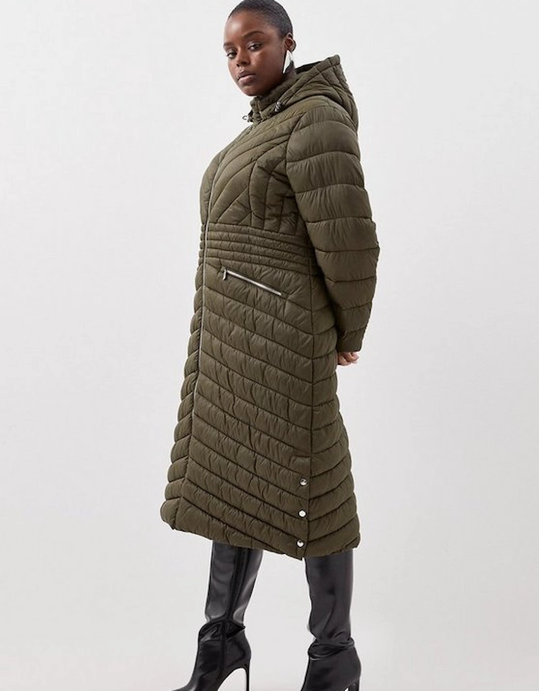 Plus Size Lightweight Longline Packable Coat, 5 of 4