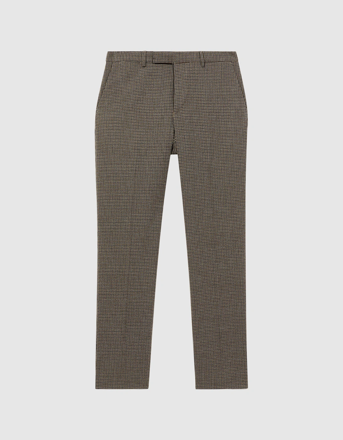 Slim Fit Puppytooth Trousers, 2 of 1