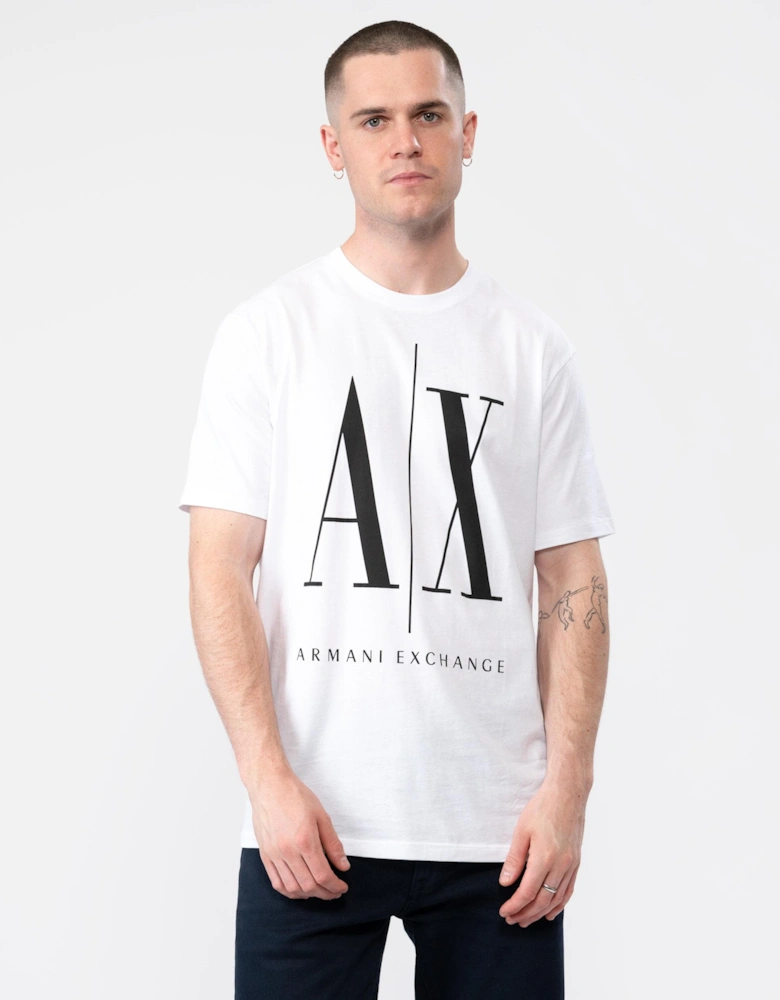 Large A|X Logo Mens T-Shirt