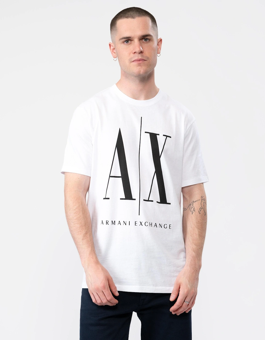 Large A|X Logo Mens T-Shirt, 11 of 10