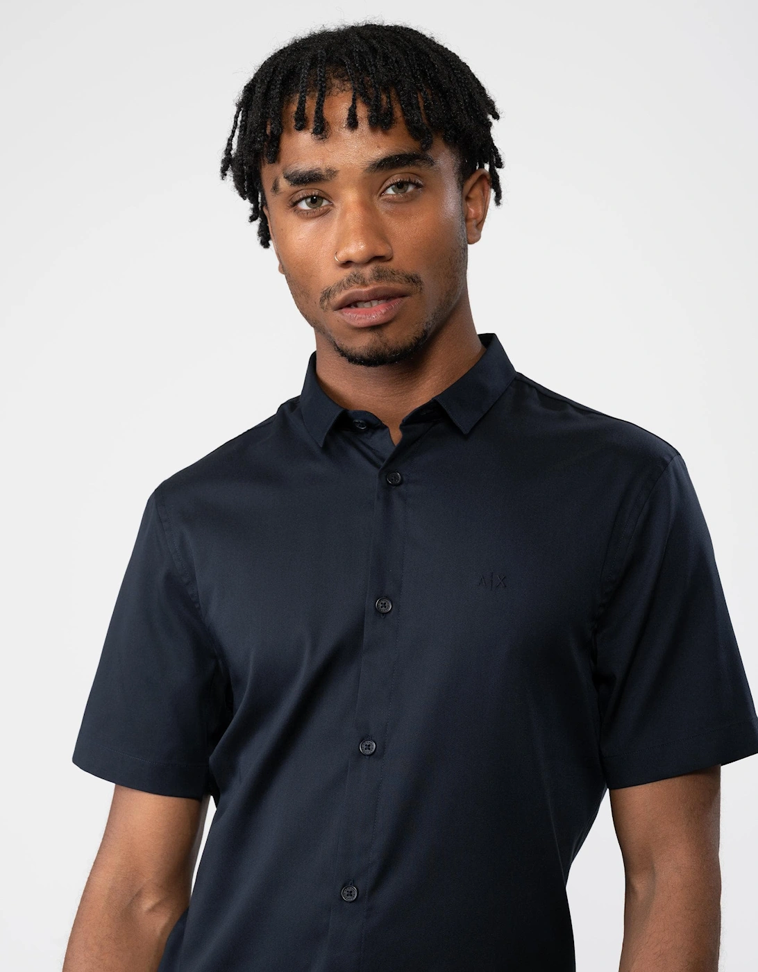 Mens Short Sleeve Bi-Stretch Shirt