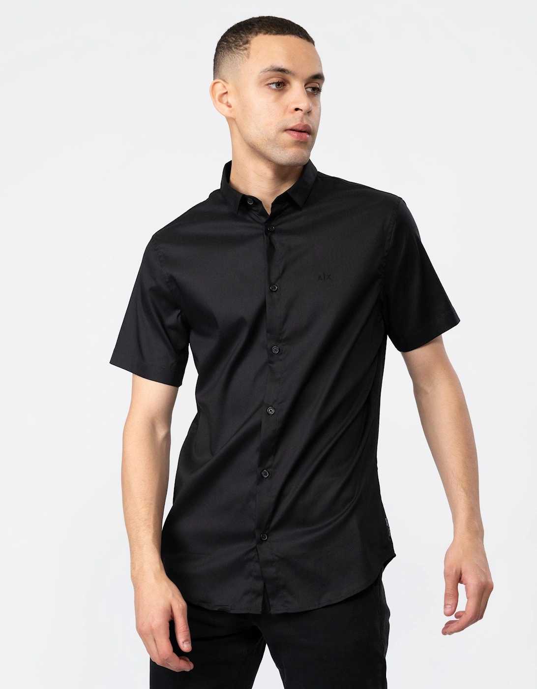 Mens Short Sleeve Bi-Stretch Shirt, 5 of 4