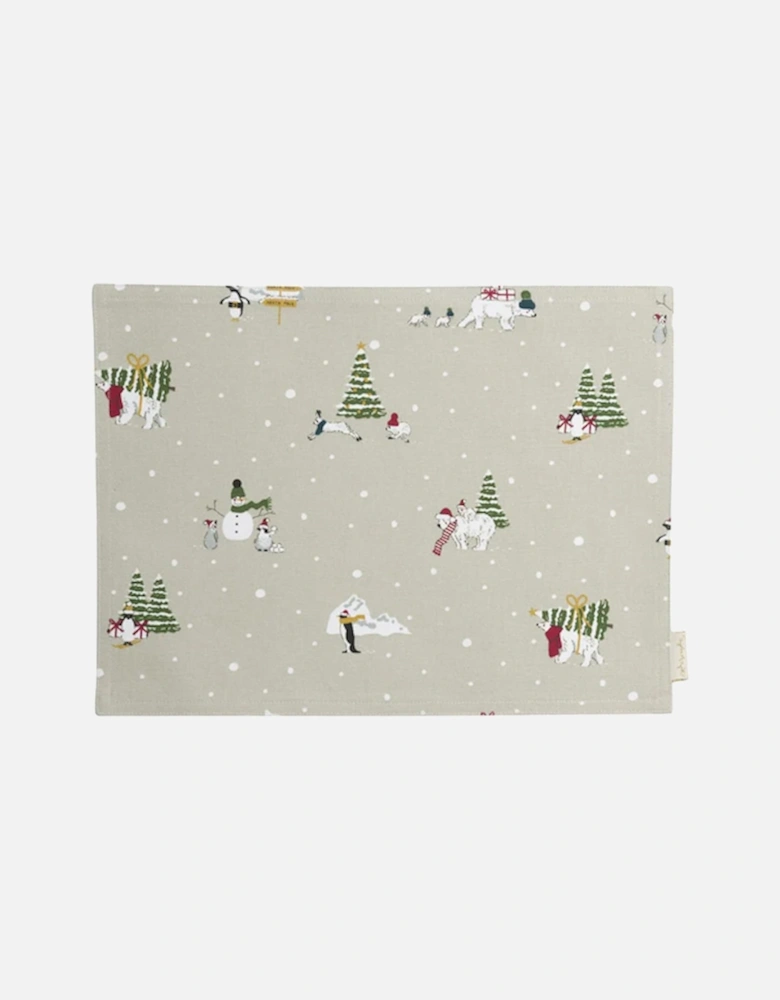 Fabric Placemat Snow Season