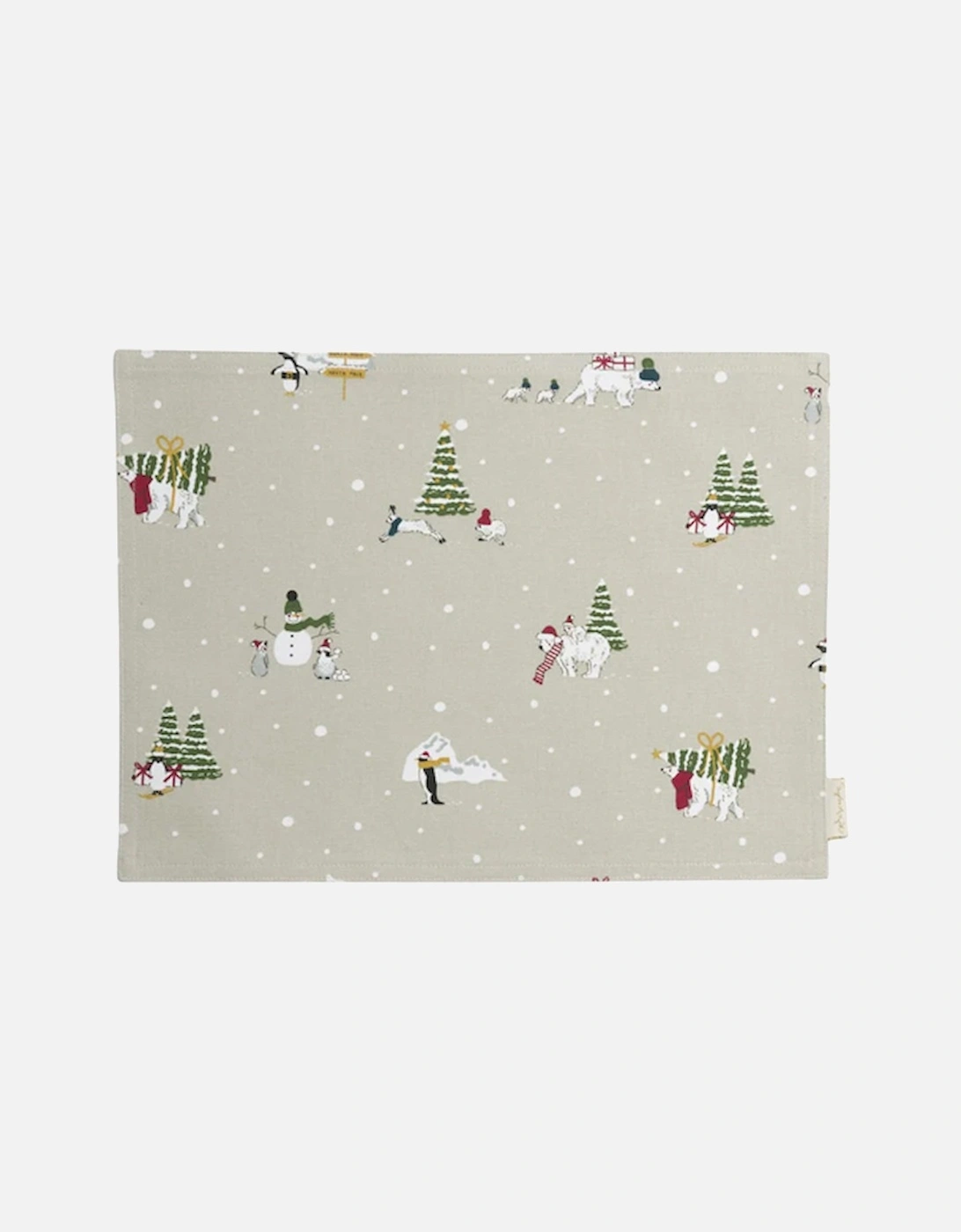 Fabric Placemat Snow Season, 3 of 2