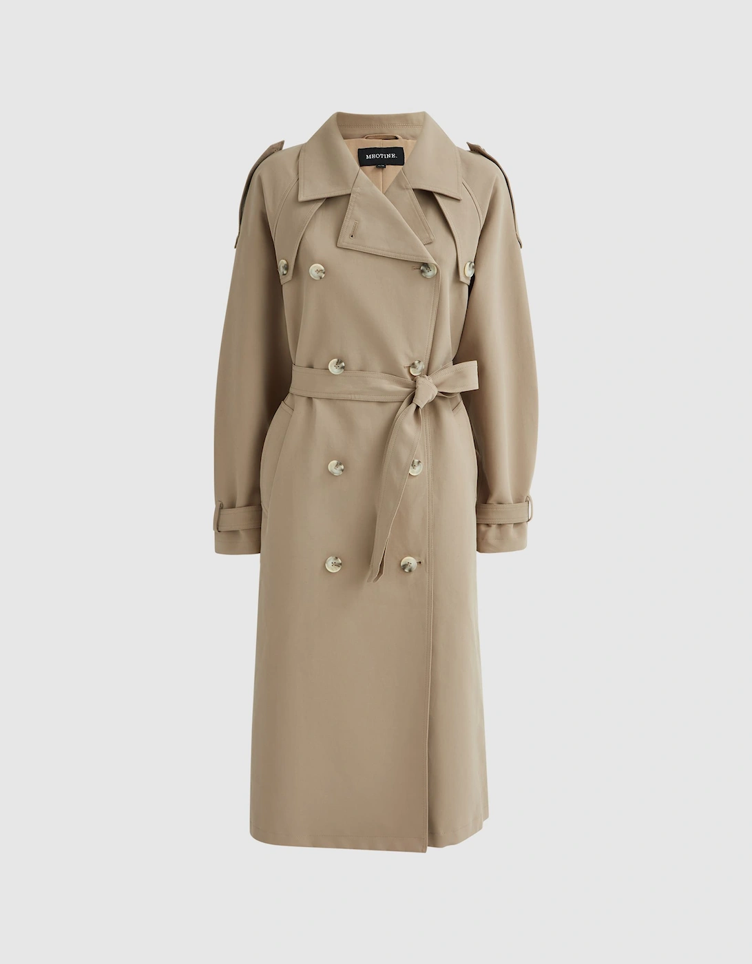 Meotine Mid Length Trench Coat, 2 of 1