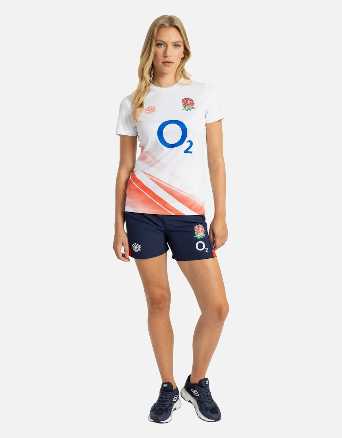 Womens/Ladies 23/24 England Red Roses Warm Up Jersey