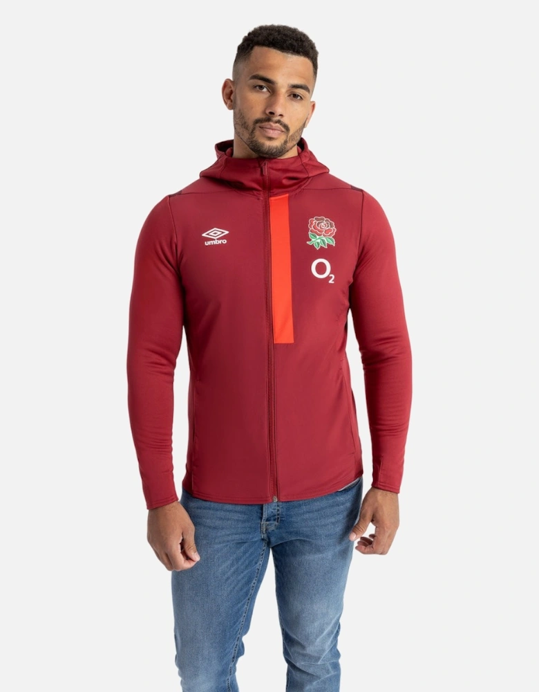 Mens 23/24 England Rugby Hooded Jacket