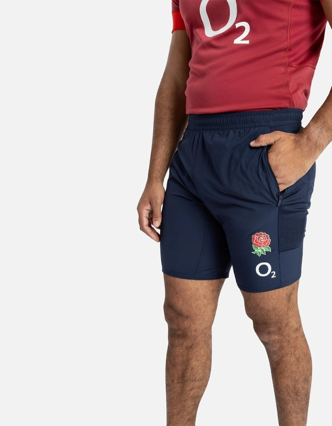 Mens 23/24 England Rugby Gym Shorts