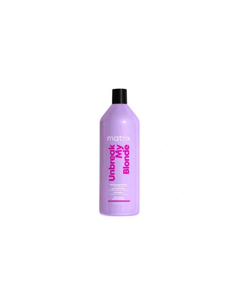 Total Results Unbreak My Blonde Strengthening Conditioner for Chemically Over-Processed Hair 1000ml - Matrix