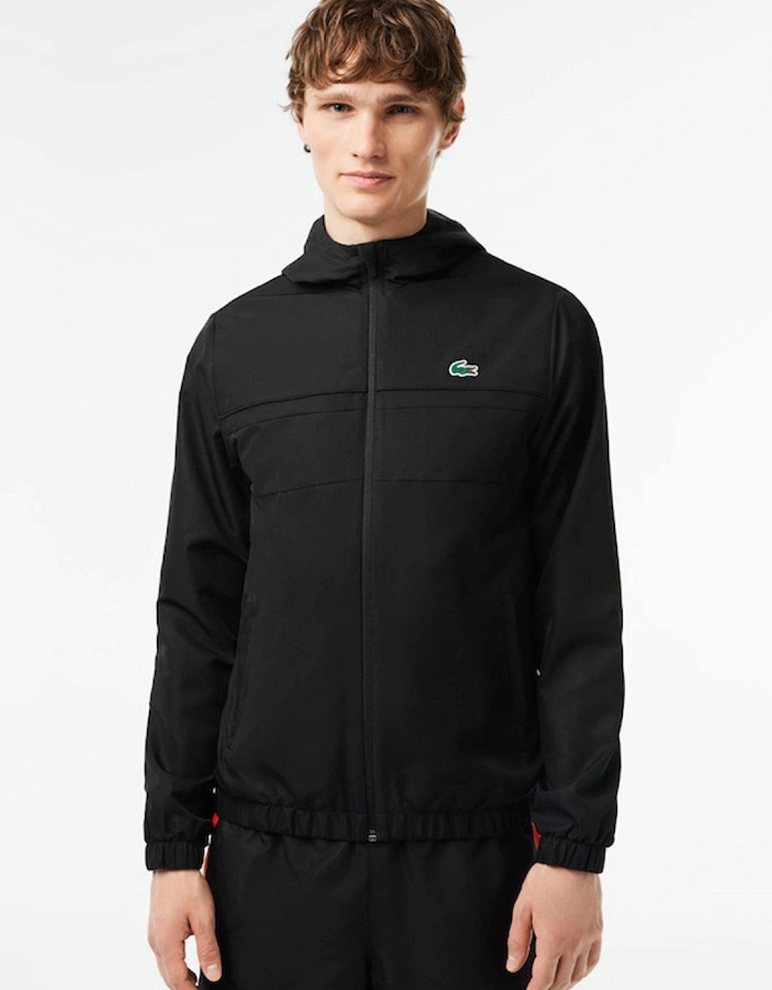 Men's Recycled Fiber Zipped Hooded Sport Jacket, 4 of 3