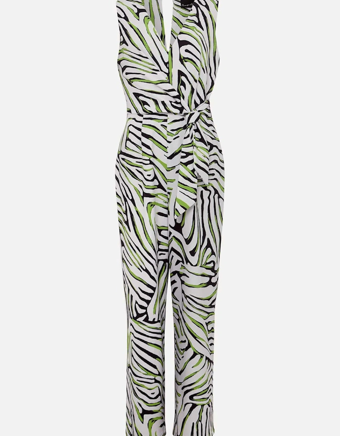 Tamsin Zebra Print Wide Leg Jumpsuit