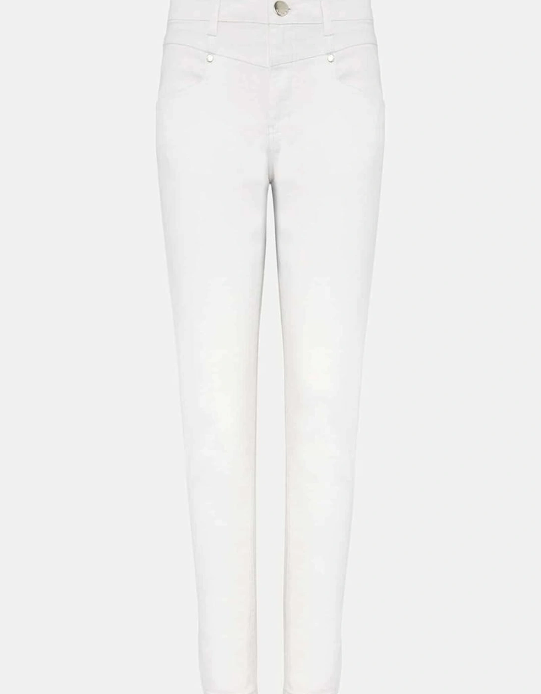 Hailee Topstitch Skinny Jeans Long