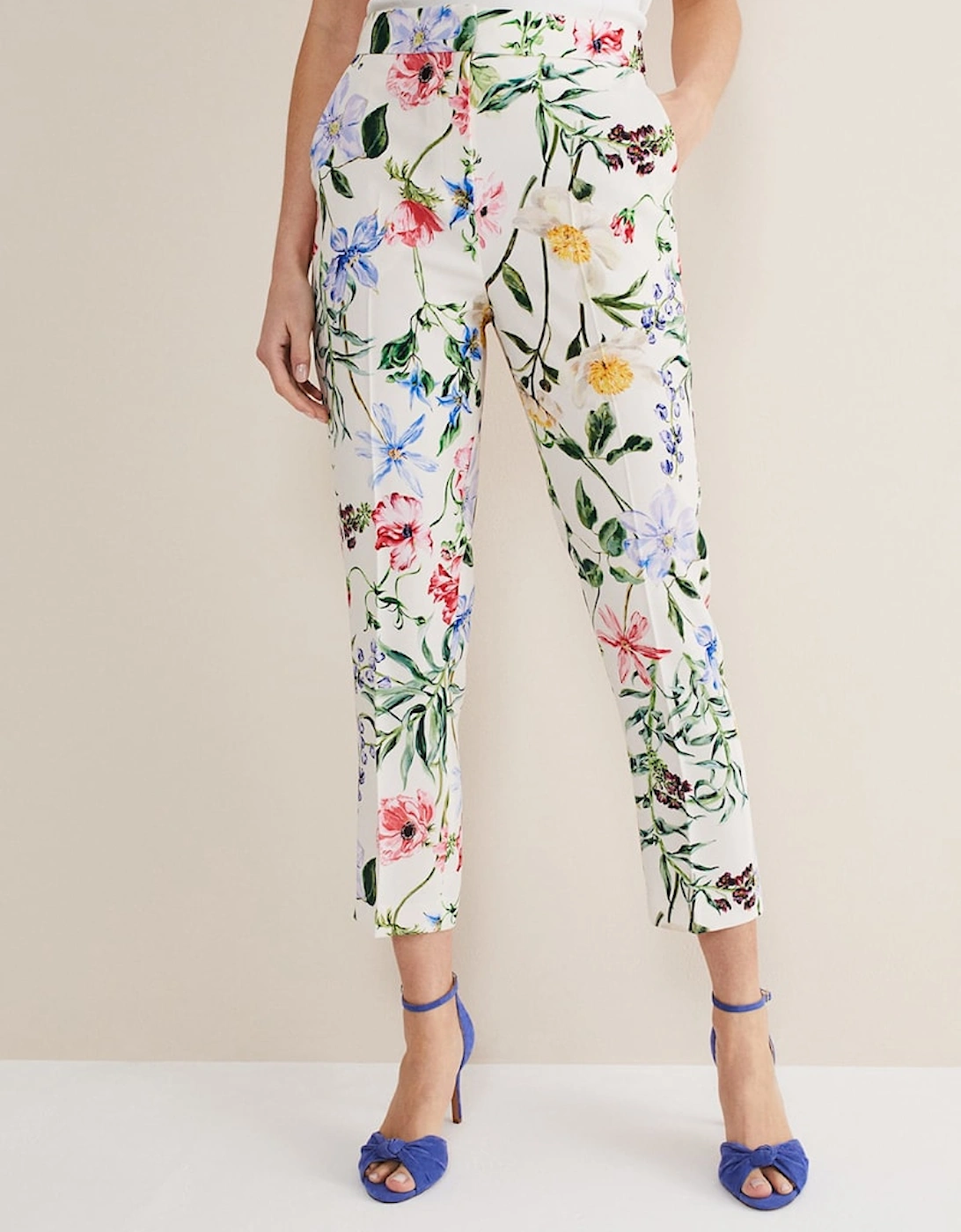 Ulrica Floral Cigarette Trousers