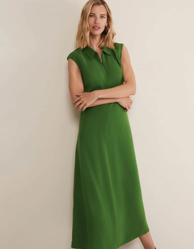 Janine Green Maxi Dress