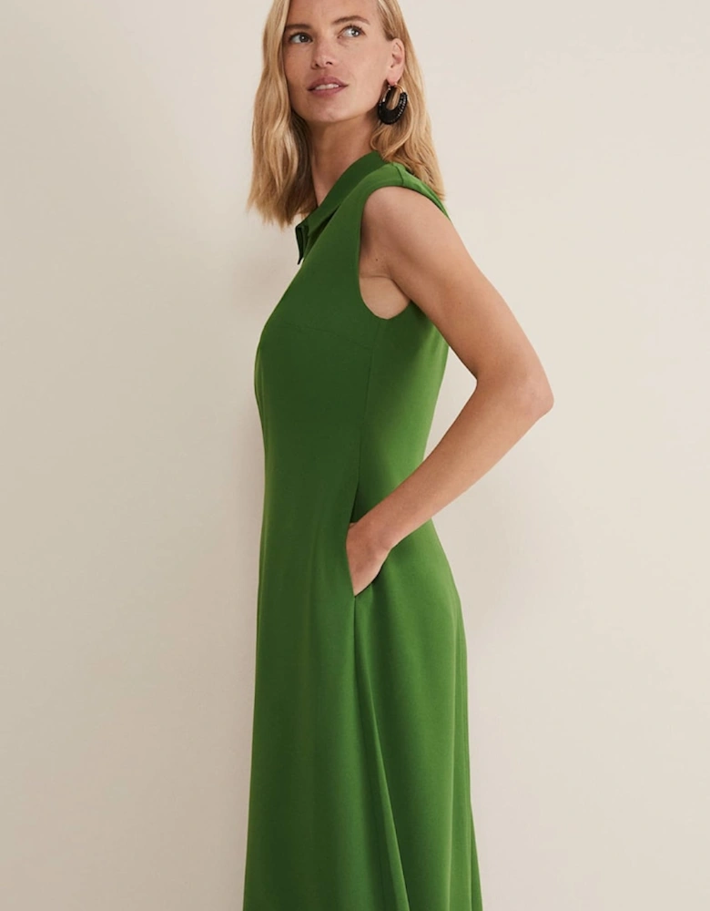 Janine Green Maxi Dress