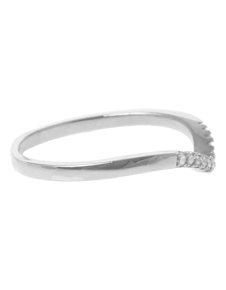 Wishbone Cubic Zirconia Ring