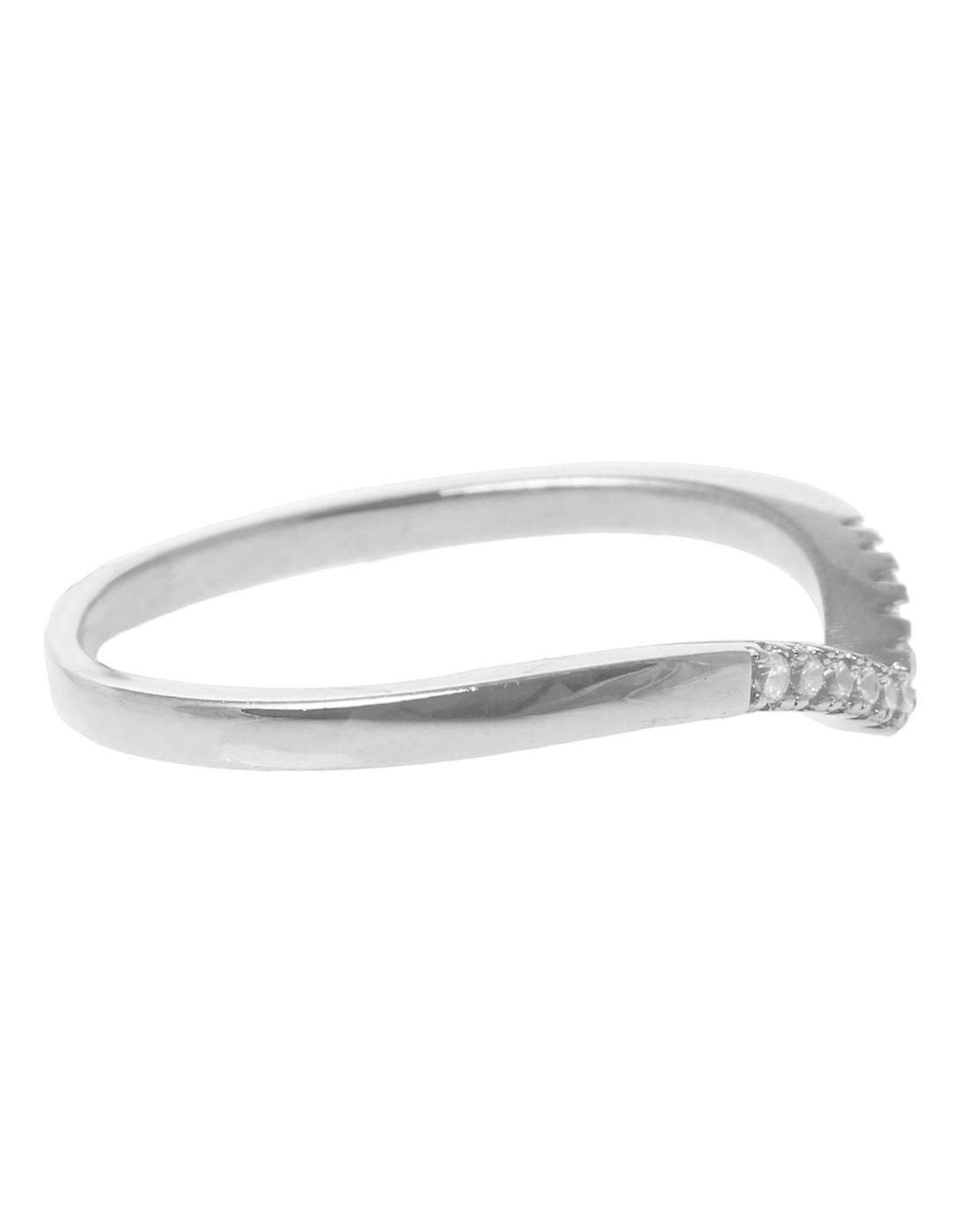 Wishbone Cubic Zirconia Ring