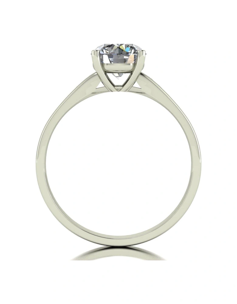 9ct White Gold 1.35ct Solitaire Ring