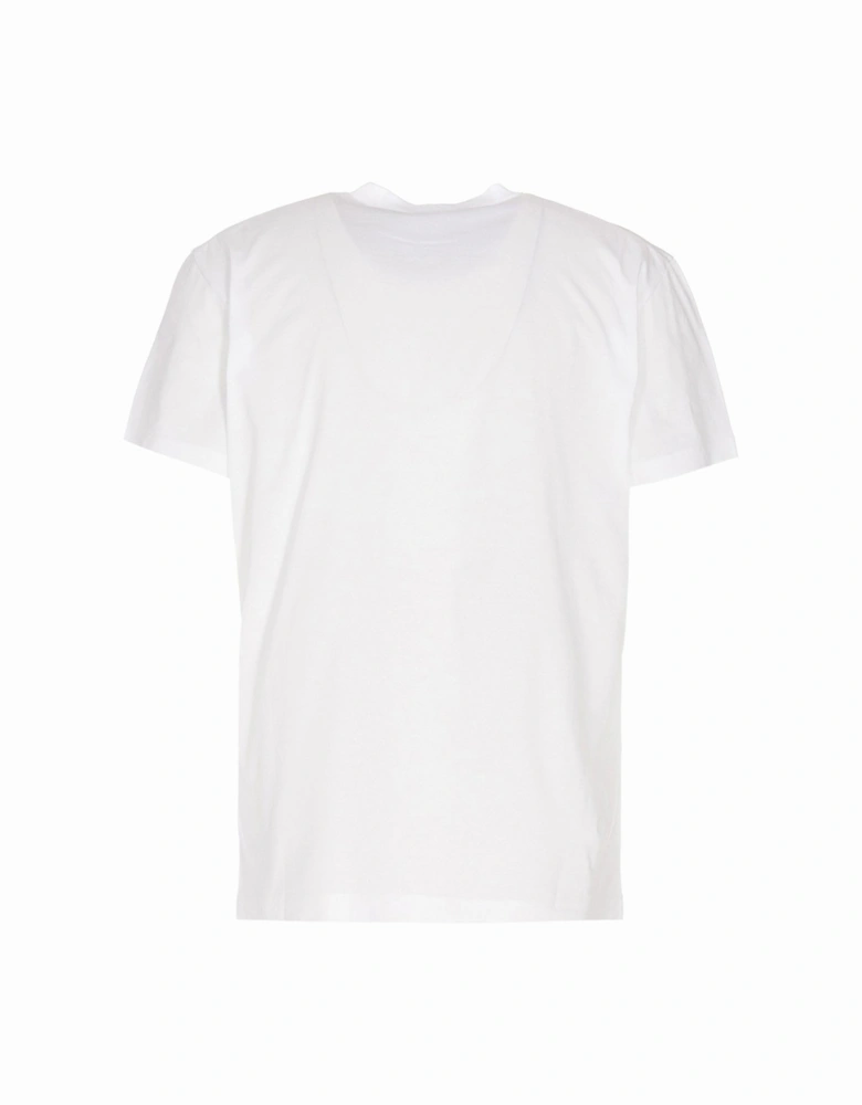 Mens Logo Patch T-shirt White