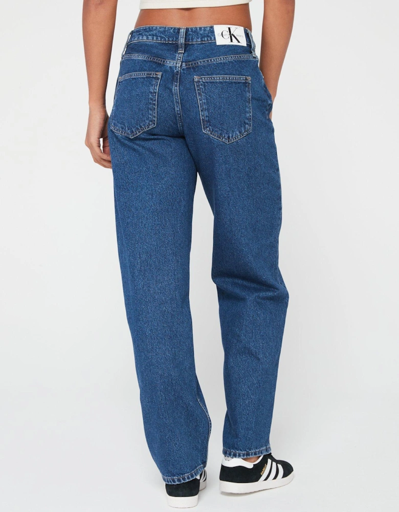 90's Straight Leg Jeans - Blue