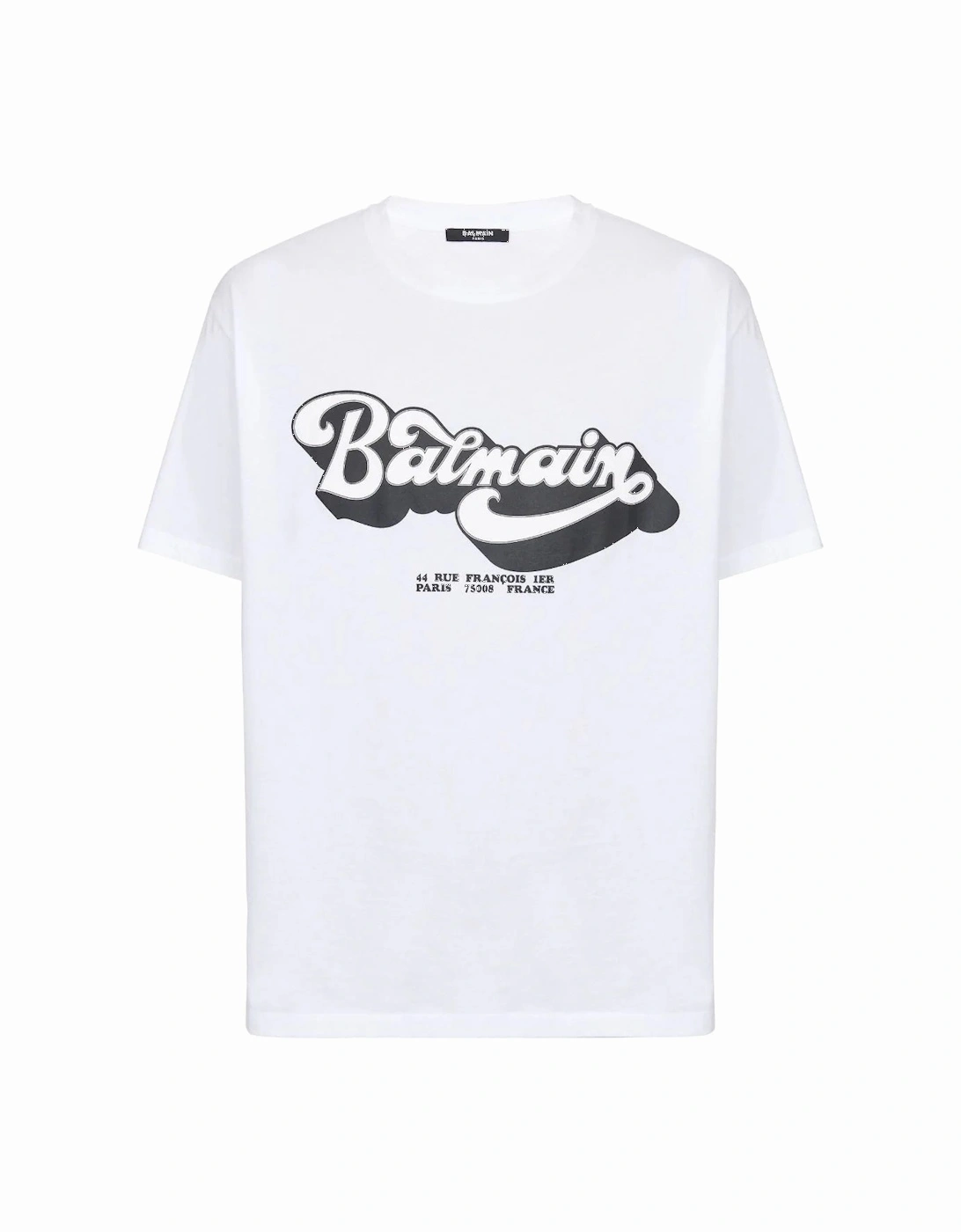 70s Logo Print T-Shirt in White, 7 of 6