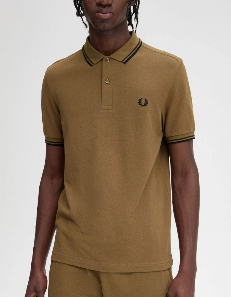 Mens Twin Tipped Signature Polo Shirt