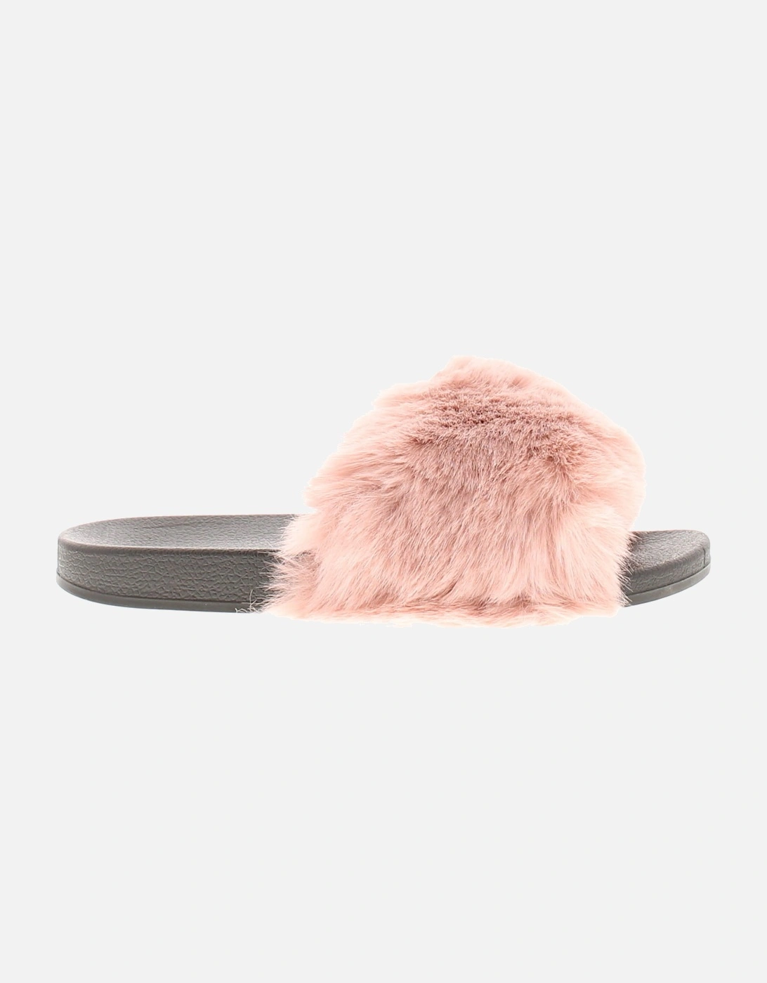 Girls Slippers Fluffy pink UK Size