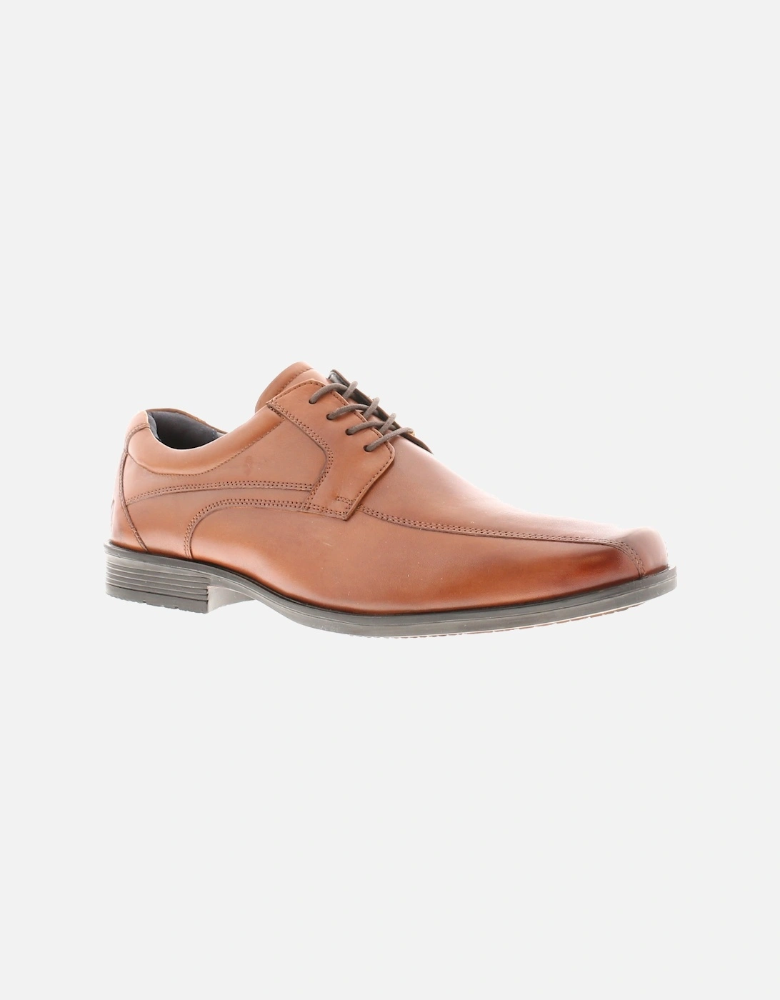Mens Shoes Smart Brandon Leather tan UK Size, 6 of 5