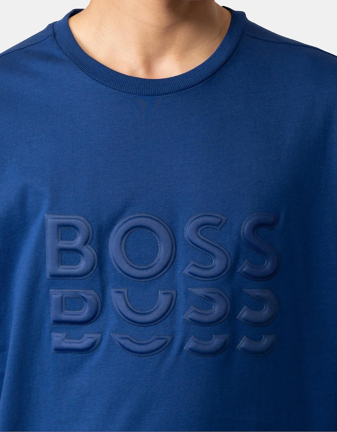 BOSS Green Tee 3 Reflection Logo Mens T-Shirt