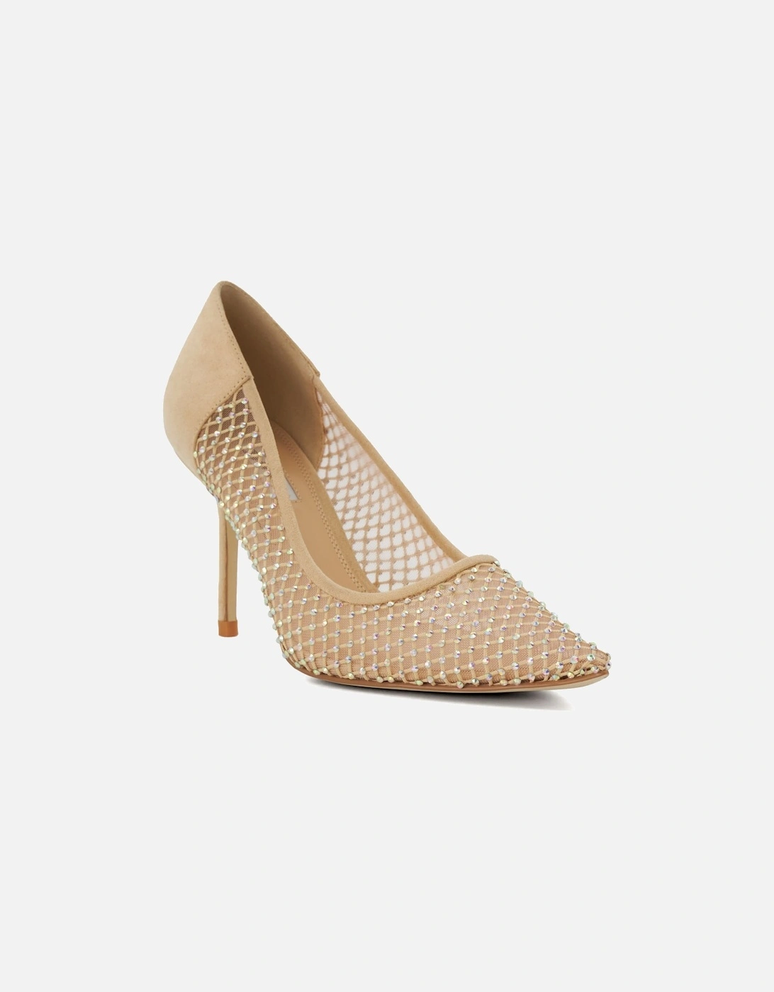 Ladies Affect - Diamante-Mesh Heeled Courts, 7 of 6