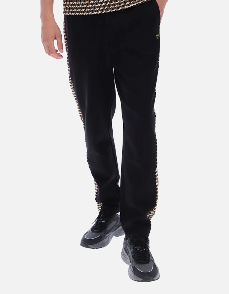 Vintage Mens Vigo Gego Pattern Track Pants - Black