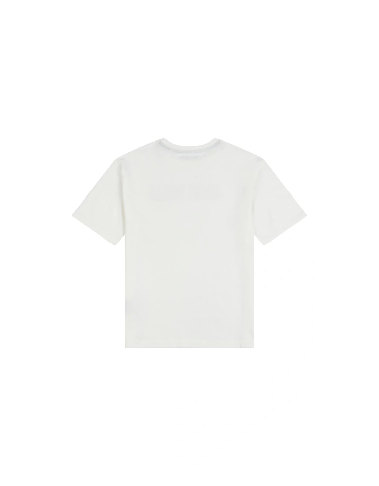 Boys Collegiate Oversized T-Shirt - Marshmallow