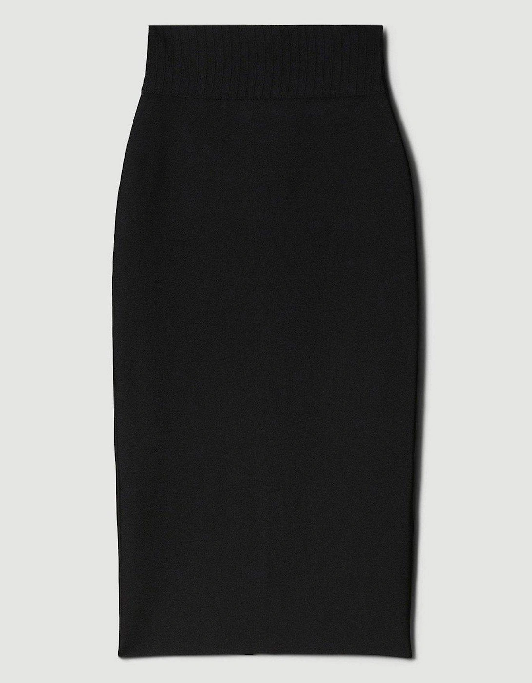 Bandage Midi Skirt - Black